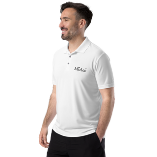 Unisex Polo-Shirt White-Line No.147 "unlimited" by MioLeo