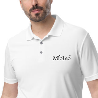 Unisex Polo-Shirt White-Line No.147 "unlimited" by MioLeo