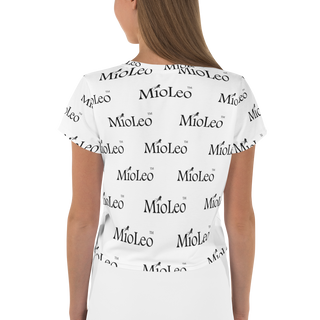 Women´s Crop Tee White-Line No.202 "1 of 1K Master-Exclusive" by MioLeo