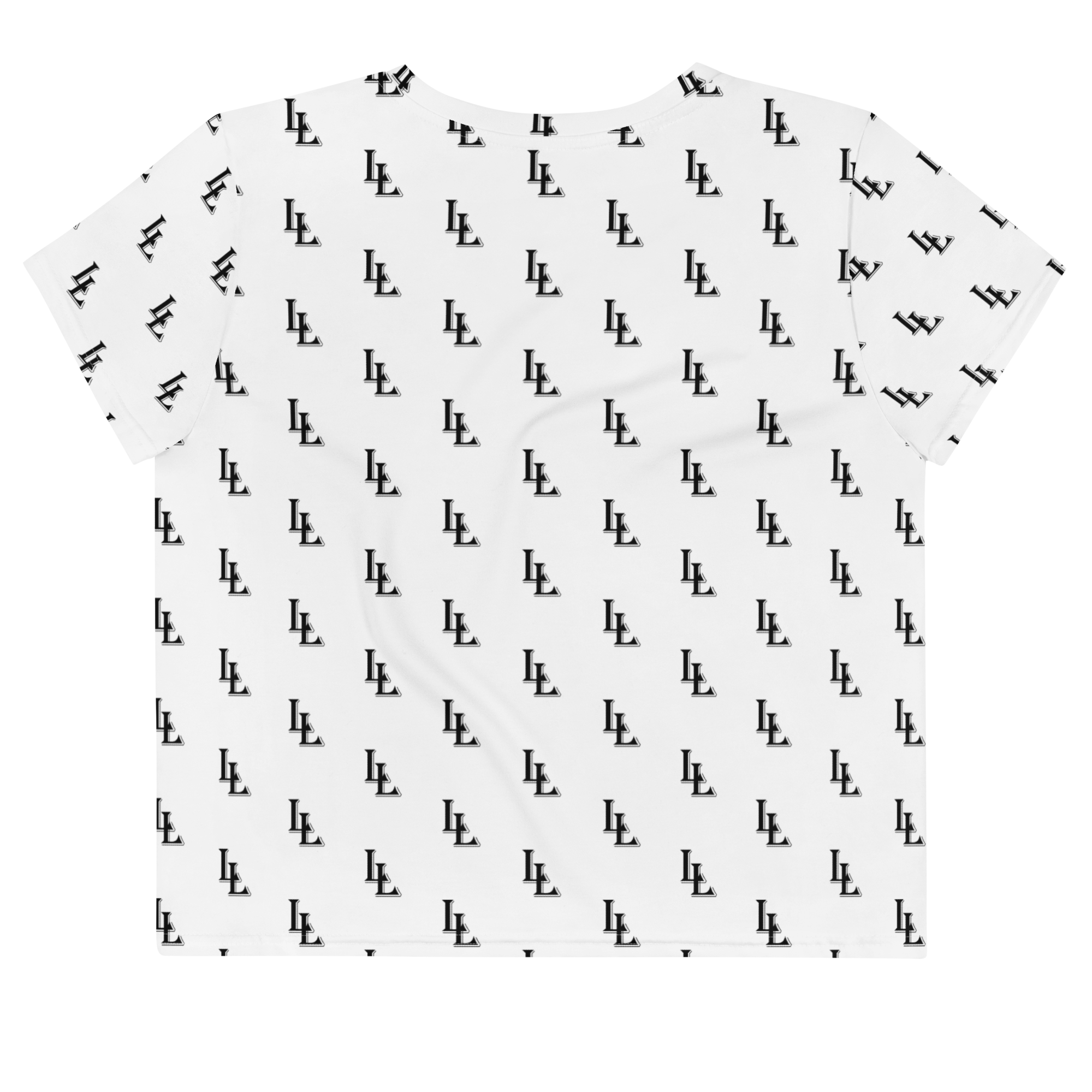 Women´s Crop Tee Black-Line No.085 "1 of 1K Master-Exclusive" by Léon LeRef