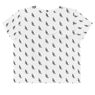 Women´s Crop Tee Black-Line No.085 "1 of 1K Master-Exclusive" by Léon LeRef