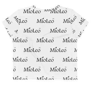 Women´s Crop Tee White-Line No.202 "1 of 1K Master-Exclusive" by MioLeo