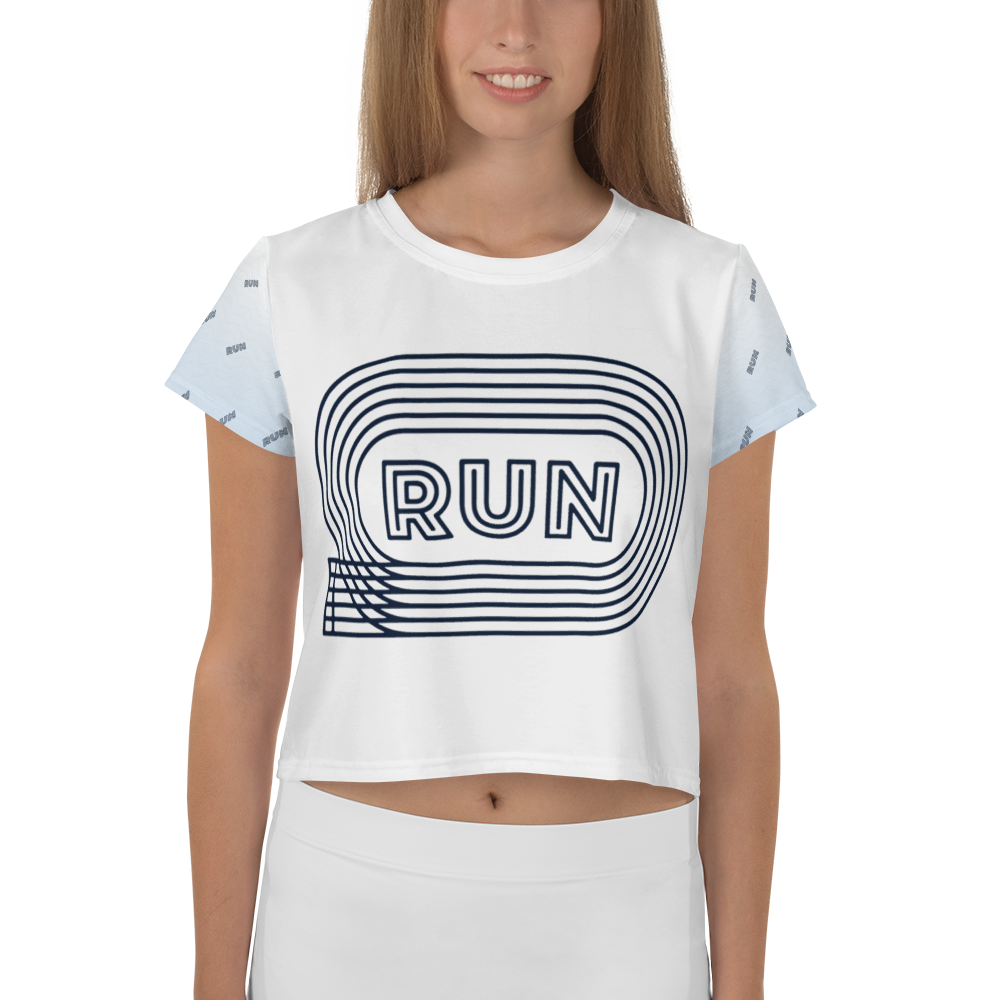 Women´s Crop Tee Sport-Line No.157 "1 of 5K" by MioLeo