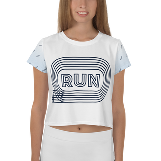 Women´s Crop Tee Sport-Line No.157 "1 of 5K" by MioLeo