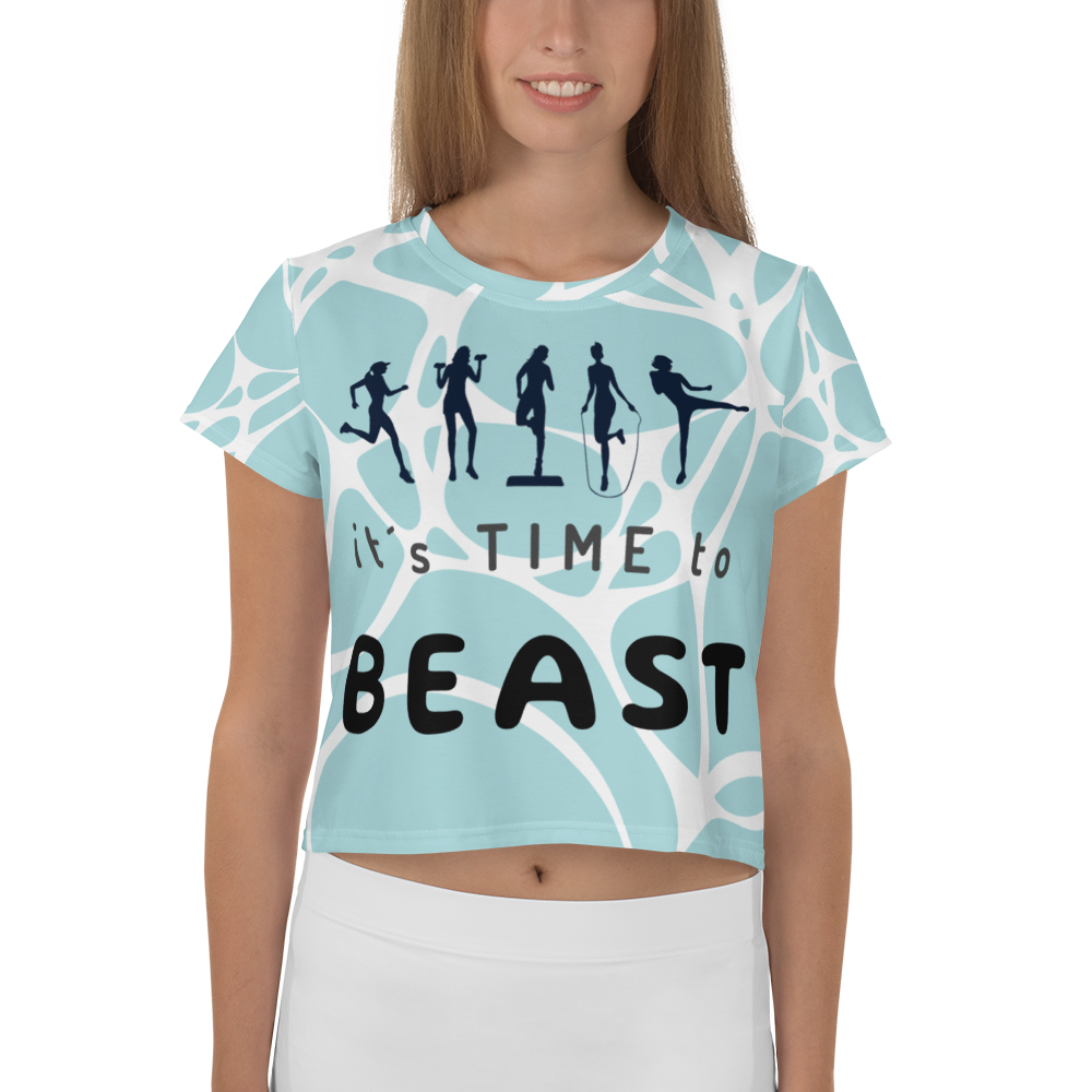 Women´s Crop Tee Sport-Line No.176 "1 of 500 High-End-Exclusive" by MioLeo