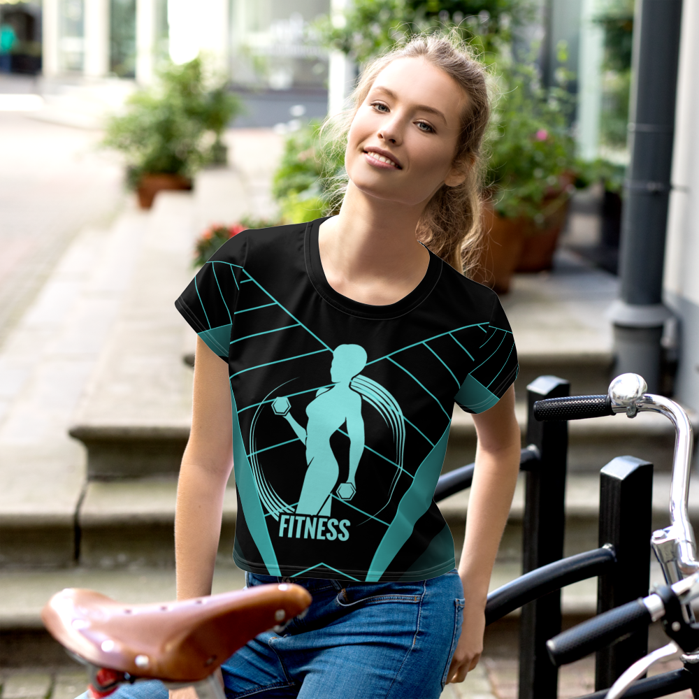 Women´s Crop Tee Sport-Line No.114 "1 of 5K Premium-Exclusive" by MioLeo