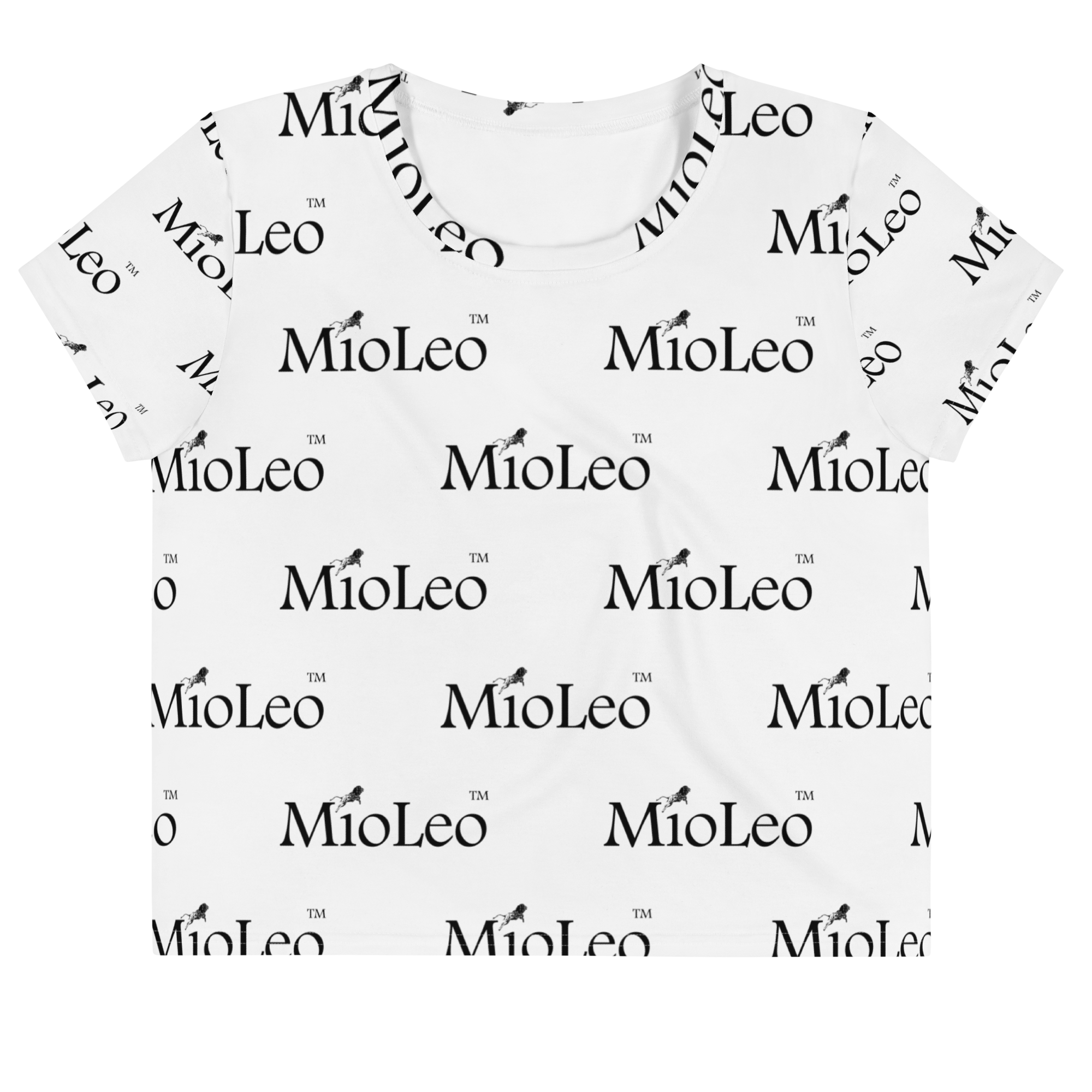 Women´s Crop Tee White-Line No.202 "1 of 1K Master-Exclusive" by MioLeo