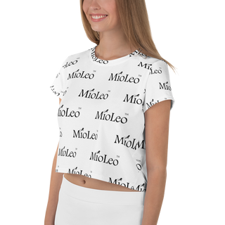 Women´s Crop Tee White-Line No.202 "1 of 1K Master-Exclusive" by MioLeo