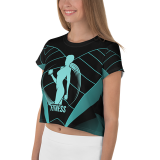 Women´s Crop Tee Sport-Line No.114 "1 of 5K" by MioLeo