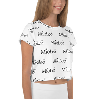 Women´s Crop Tee White-Line No.202 "1 of 1K Master-Exclusive" by MioLeo