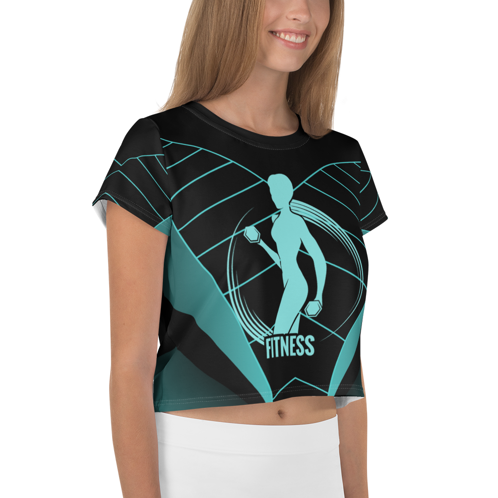 Women´s Crop Tee Sport-Line No.114 "1 of 5K Premium-Exclusive" by MioLeo