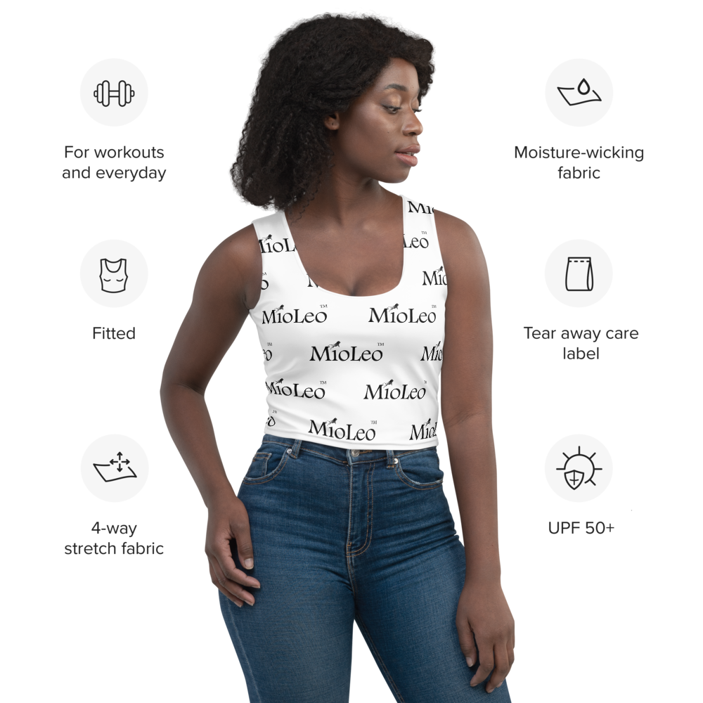 Women´s Crop-Top White-Line No.202 "1 of 1K Master-Exclusive" by MioLeo