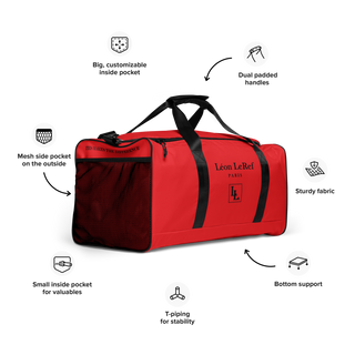 Duffle-Bag Black-Line No.802-3 "1 of 250 Ultra-Exclusive" by MioLeo