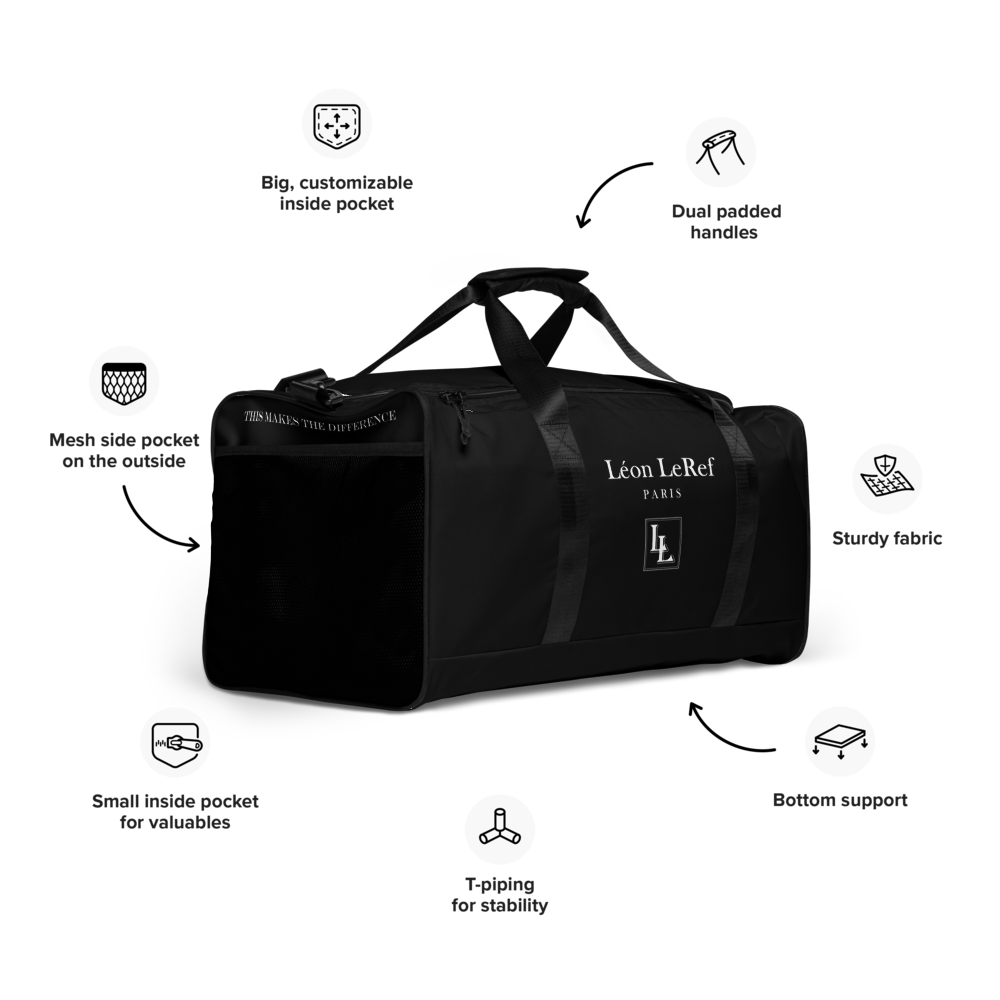 Duffle-Bag Black-Line No.802-1 "unlimited" by MioLeo