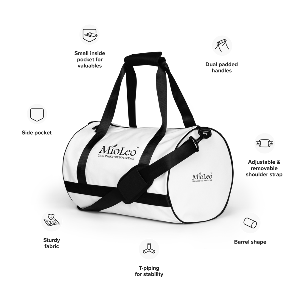 Gym-Bag White-Line No.803 "unlimited" by MioLeo