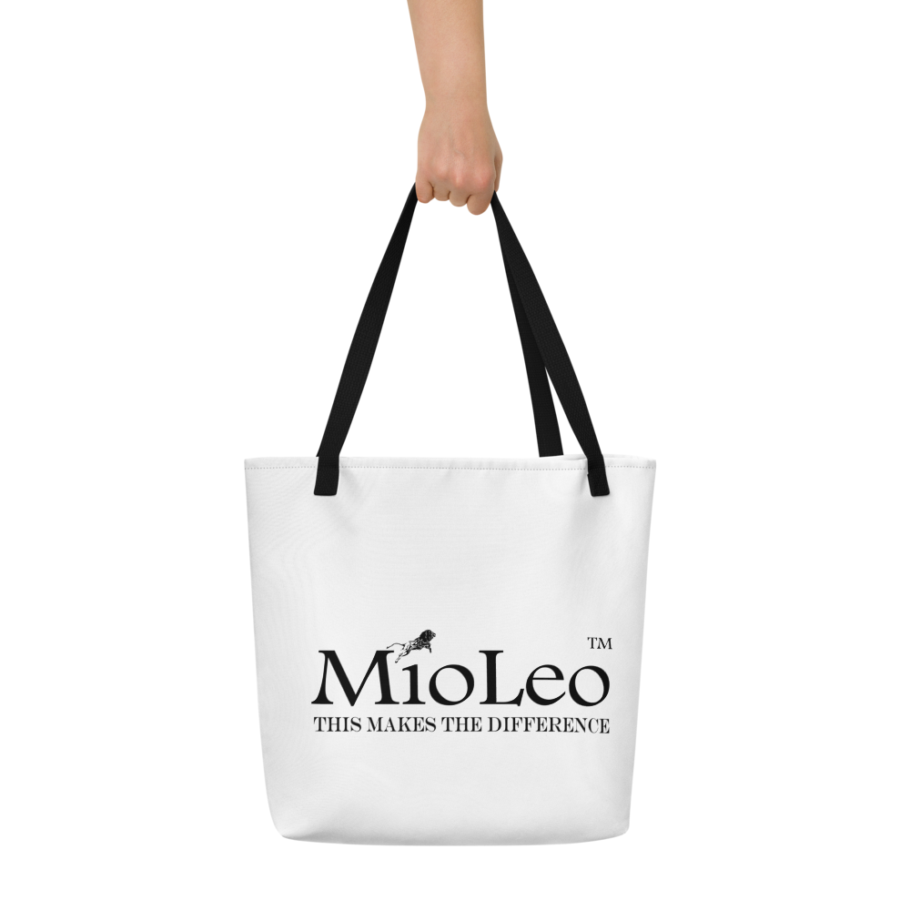 Big-Tote-Bag White-Line No.801 "unlimited" by MioLeo