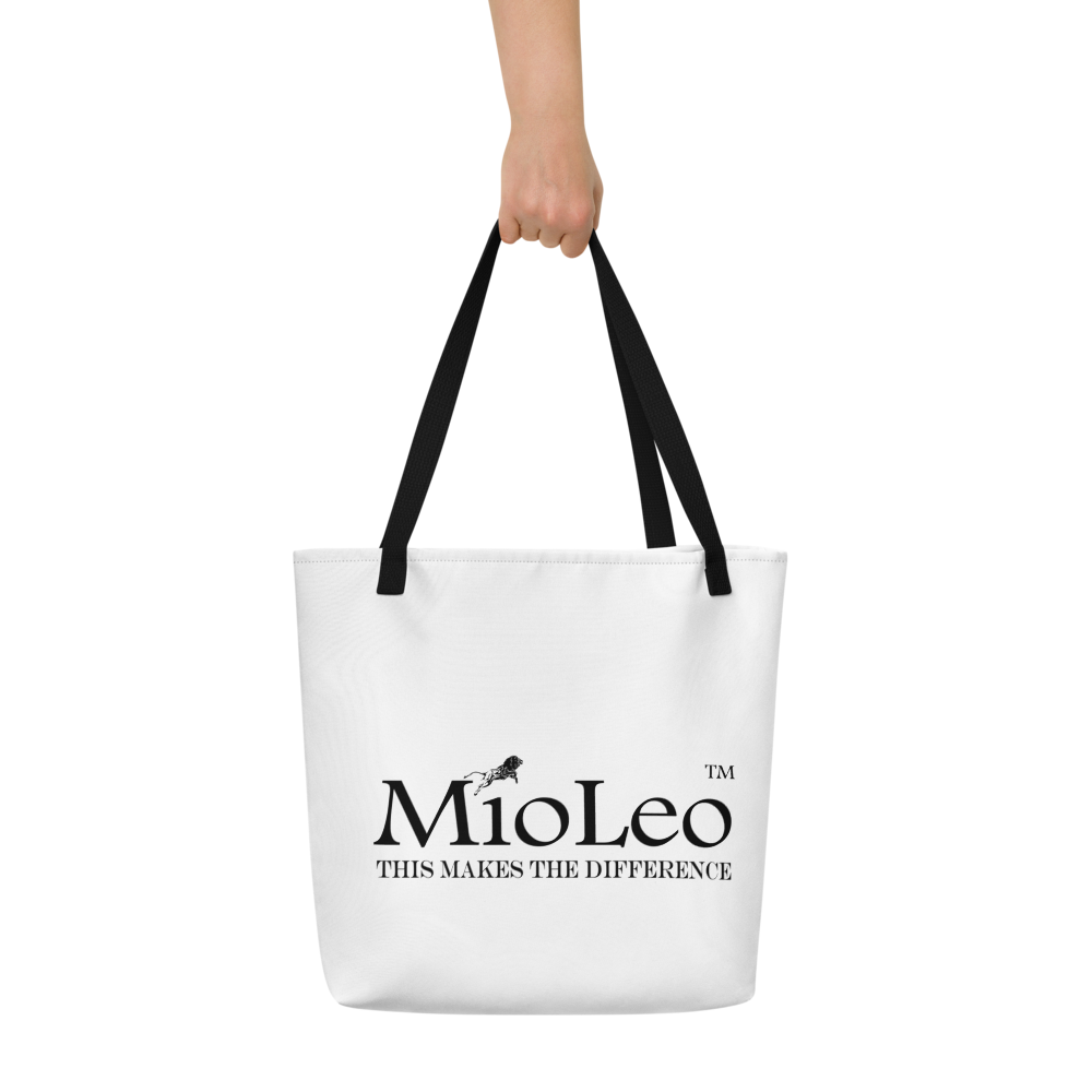 Big-Tote-Bag White-Line No.801 „unlimited“ von MioLeo