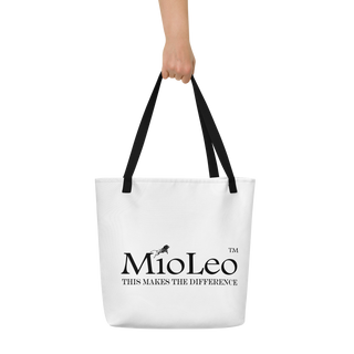 Big-Tote-Bag White-Line No.801 "unlimited" by MioLeo