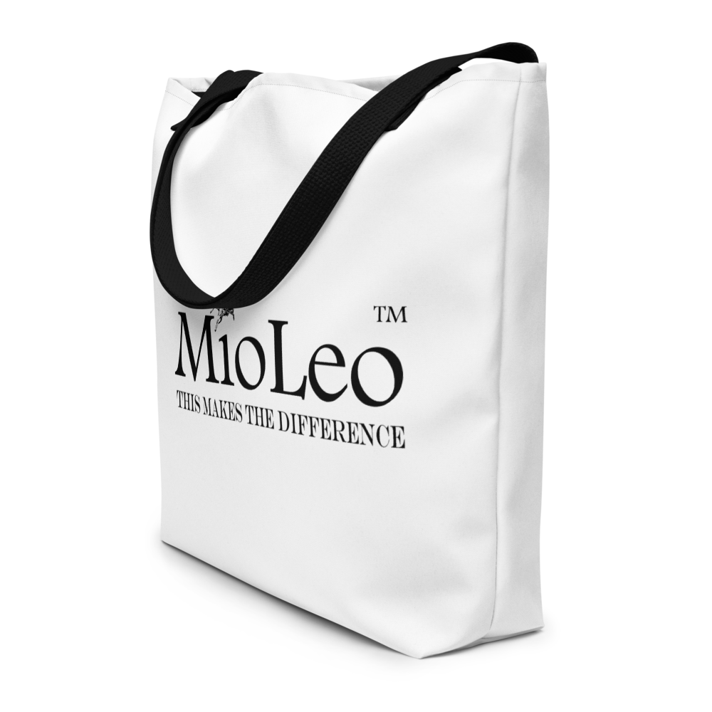 Big-Tote-Bag White-Line No.801 "unlimited" by MioLeo