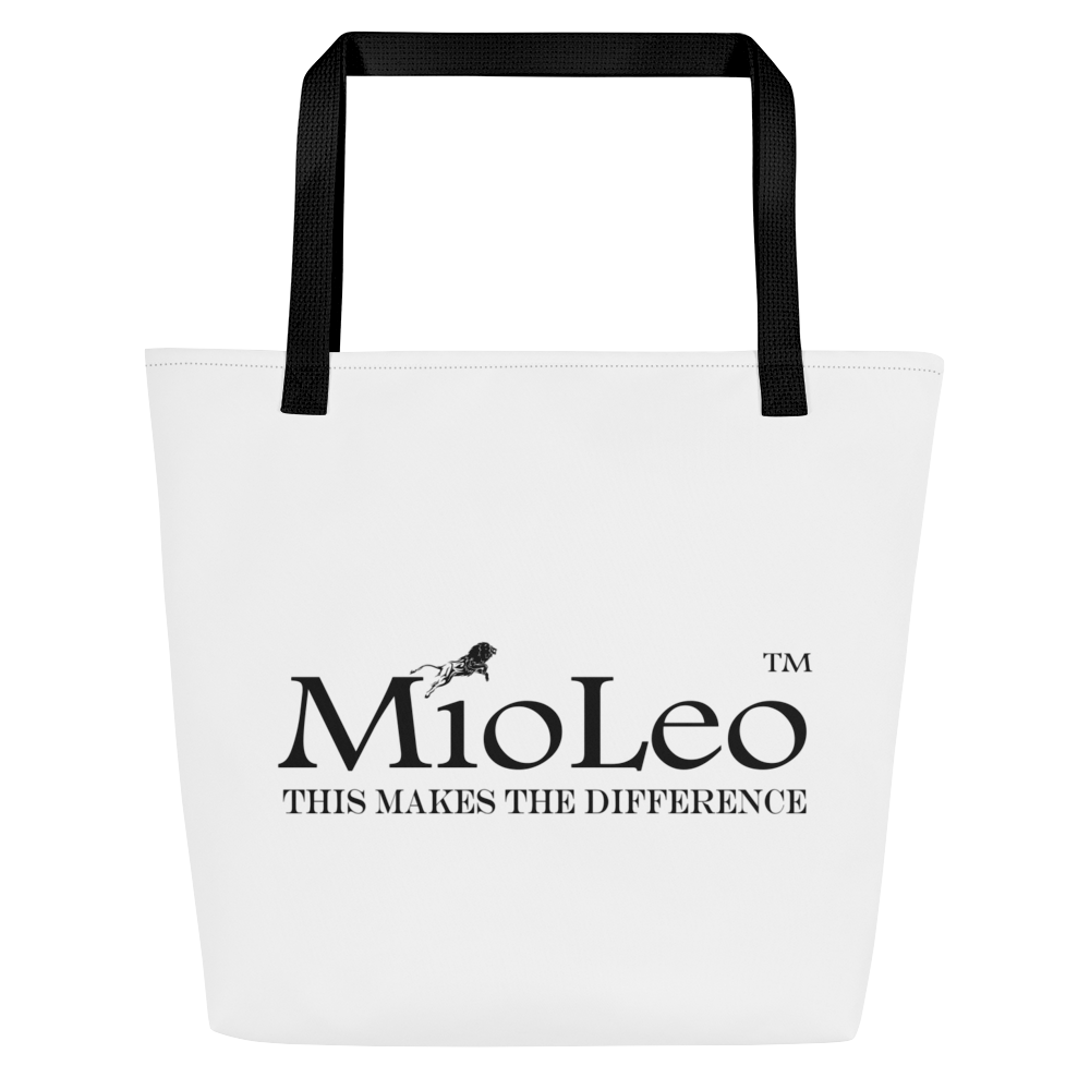 Big-Tote-Bag White-Line No.801 "unlimited" by MioLeo