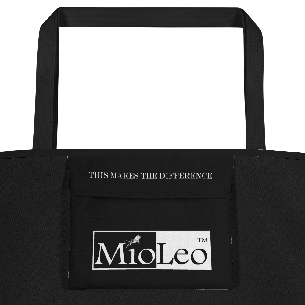 Big-Tote-Bag Black-Line No.801-1 "unlimited" by MioLeo