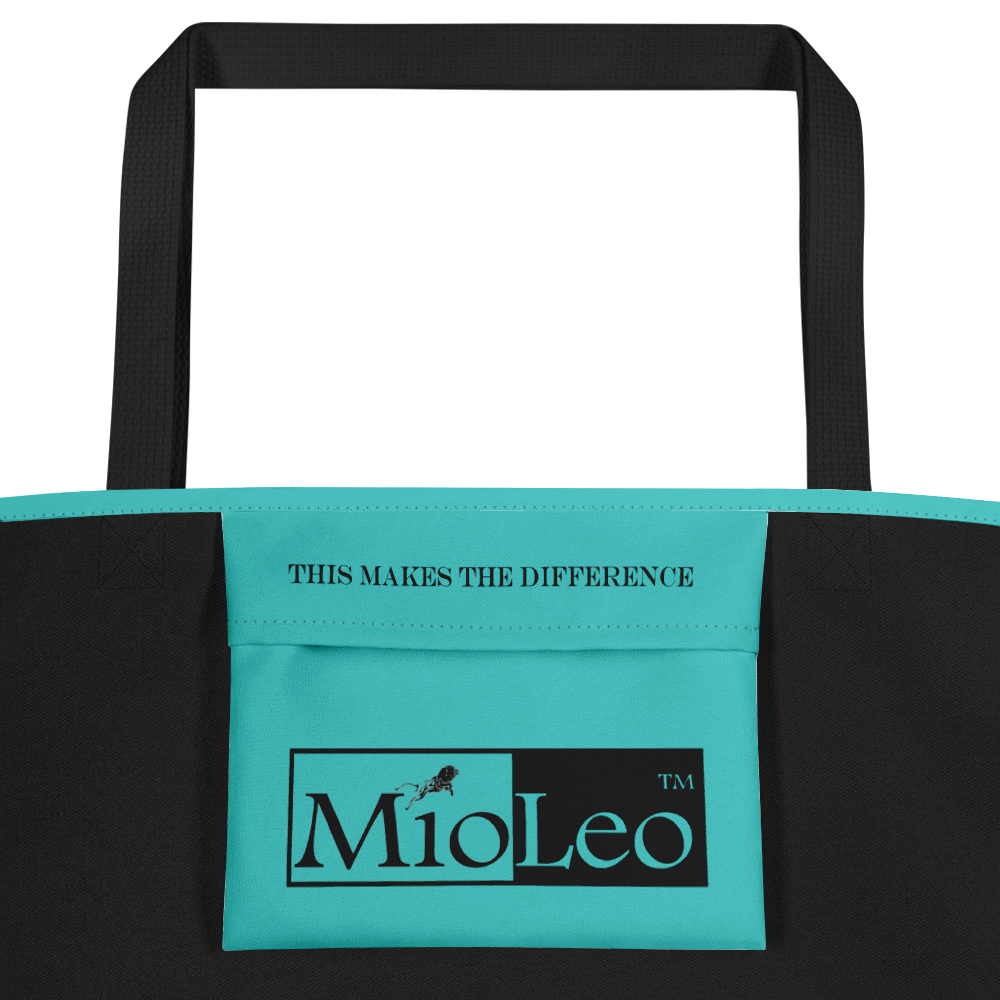 Big-Tote-Bag Black-Line No.801-5 „1 of 500“ von MioLeo