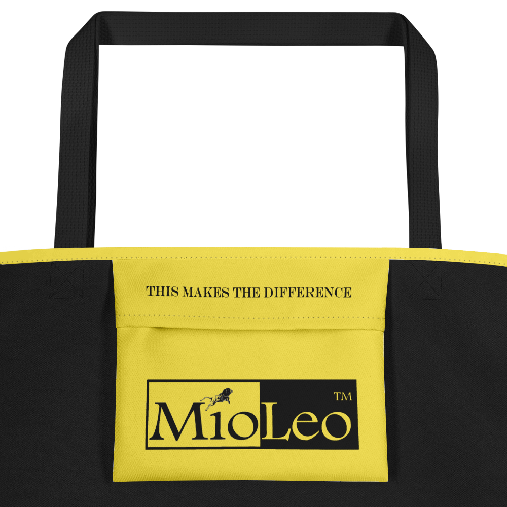 Big-Tote-Bag Black-Line No.801-2 "1 of 500" by MioLeo
