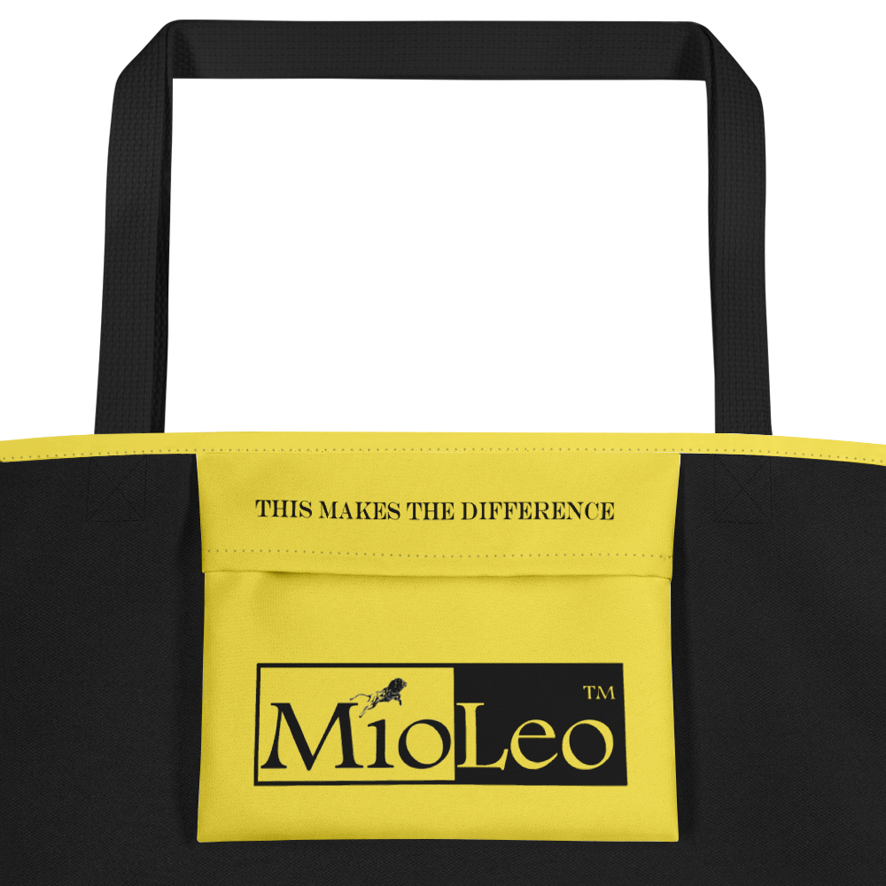 Big-Tote-Bag Black-Line No.801-2 „1 of 500“ von MioLeo