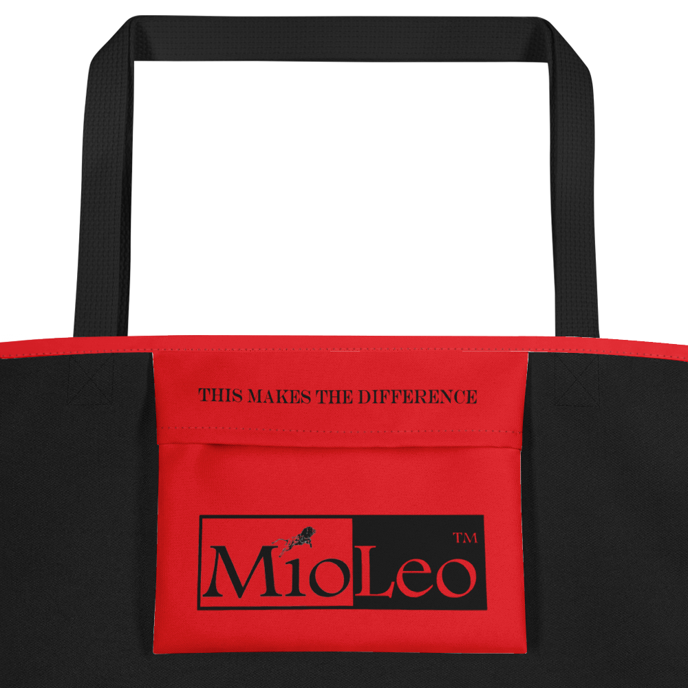 Big-Tote-Bag Black-Line No.801-3 „1 of 500“ von MioLeo