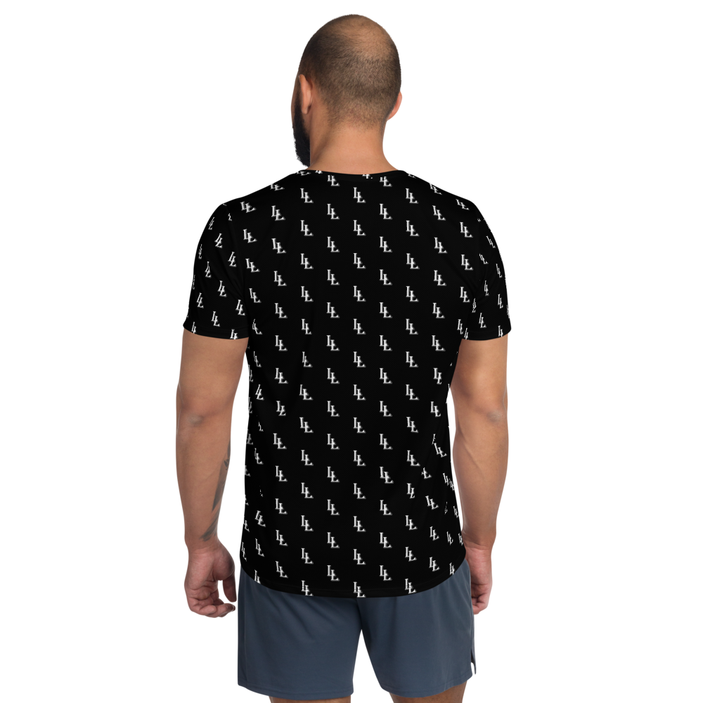 Men´s Athletic T-Shirt Black-Line No.086 "1 of 1K Master-Exclusive" by Léon LeRef