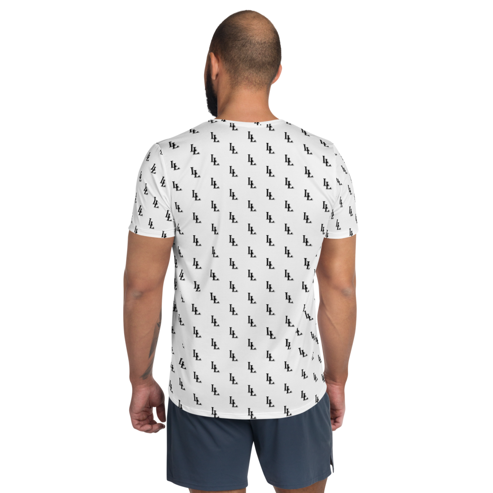 Men´s Athletic T-Shirt Black-Line No.085 "1 of 2K" by Léon LeRef