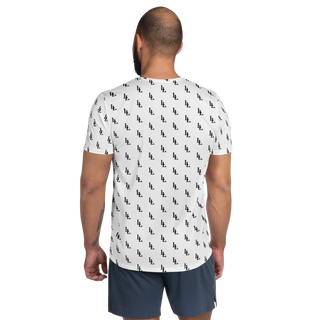 Men´s Athletic T-Shirt Black-Line No.085 "1 of 2K" by Léon LeRef