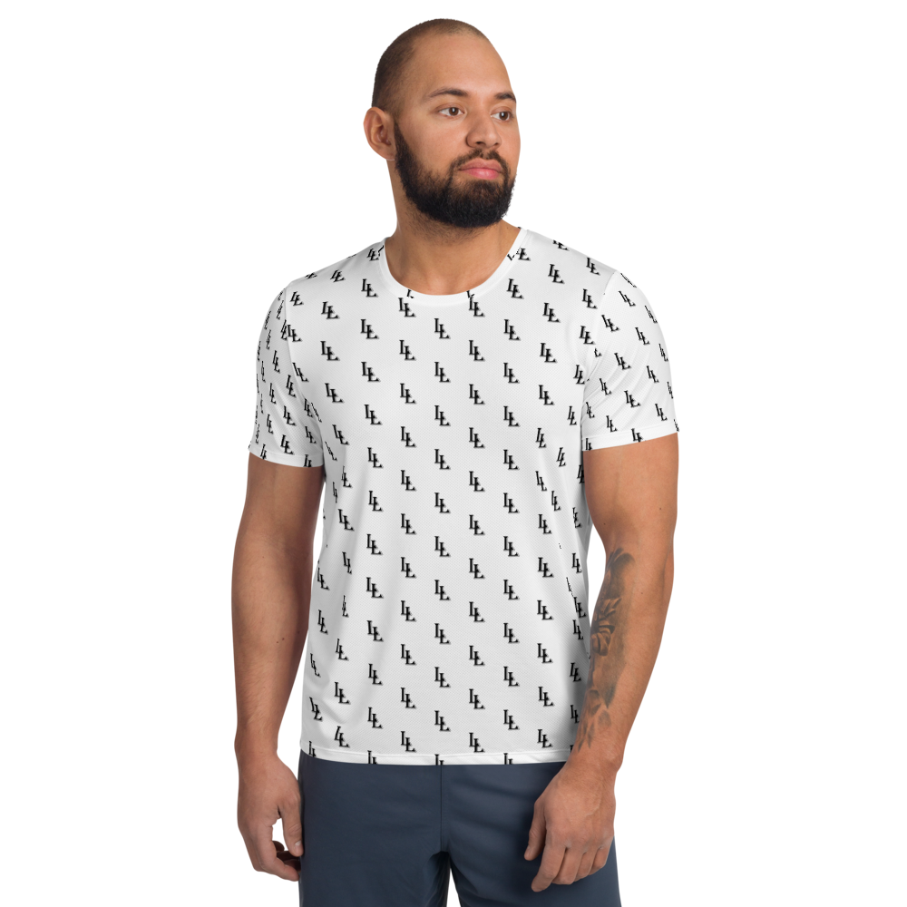 Men´s Athletic T-Shirt Black-Line No.085 "1 of 2K" by Léon LeRef