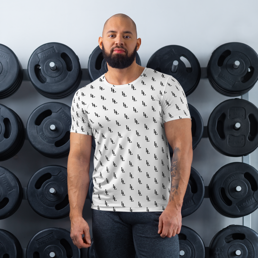 Men´s Athletic T-Shirt Black-Line No.085 "1 of 1K Master-Exclusive" by Léon LeRef