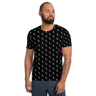 Herren Athletic T-Shirt Black-Line Nr.086 „1 of 1K“ von Léon LeRef