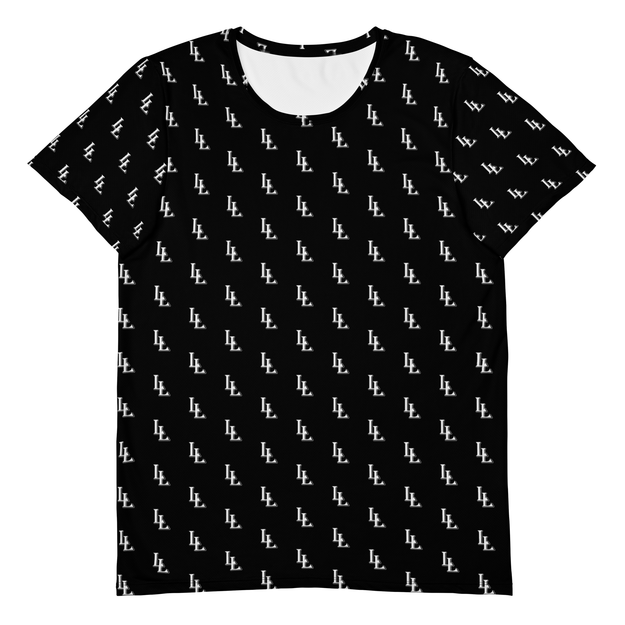 Men´s Athletic T-Shirt Black-Line No.086 "1 of 1K Master-Exclusive" by Léon LeRef