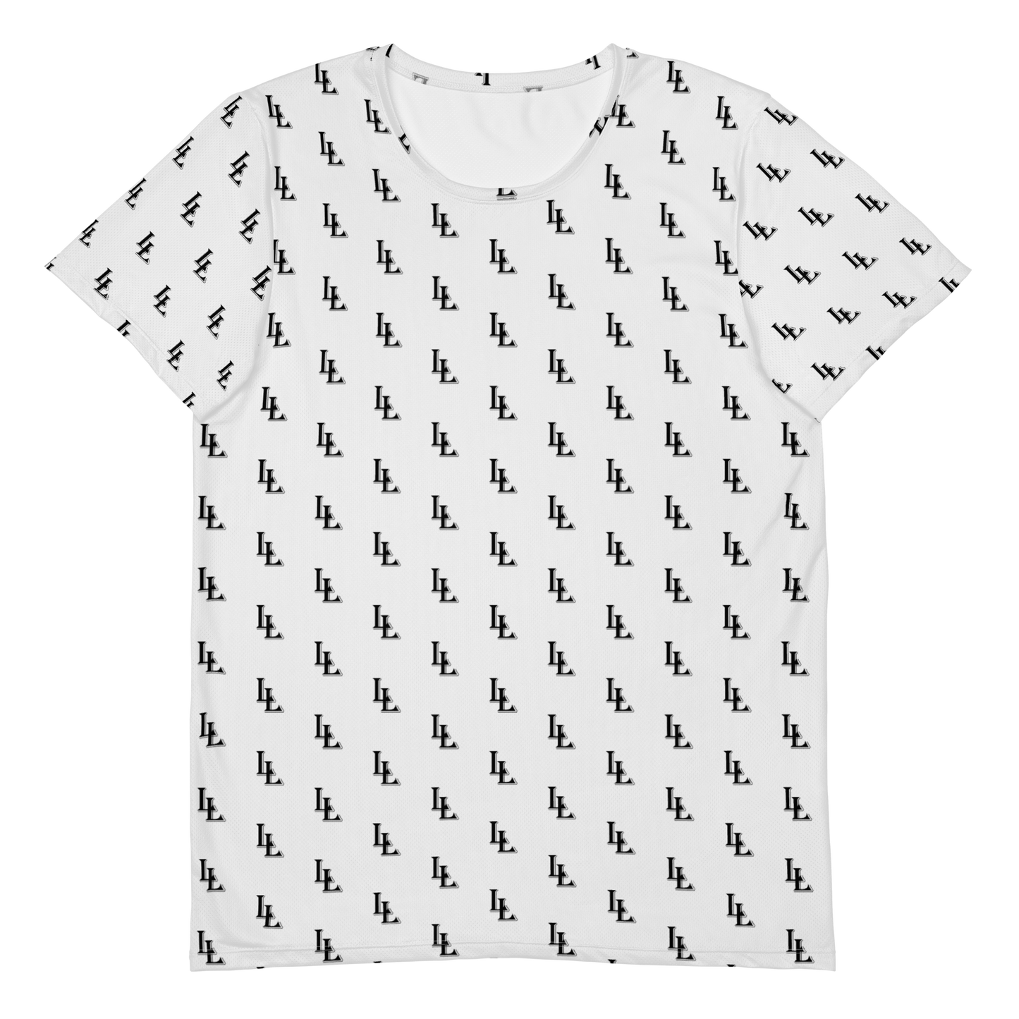 Men´s Athletic T-Shirt Black-Line No.085 "1 of 2K" by Léon LeRef