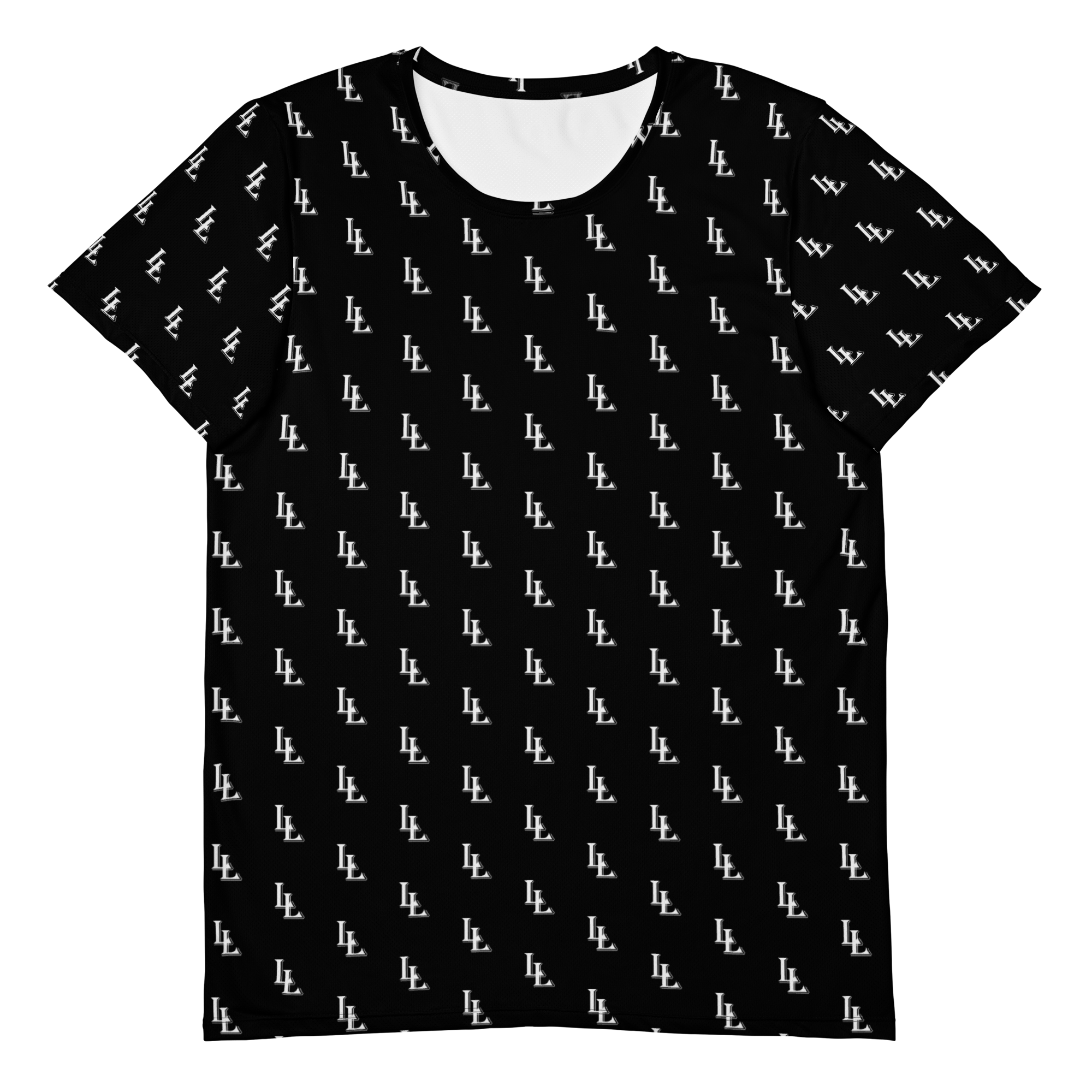 Men´s Athletic T-Shirt Black-Line No.086 "1 of 1K Master-Exclusive" by Léon LeRef