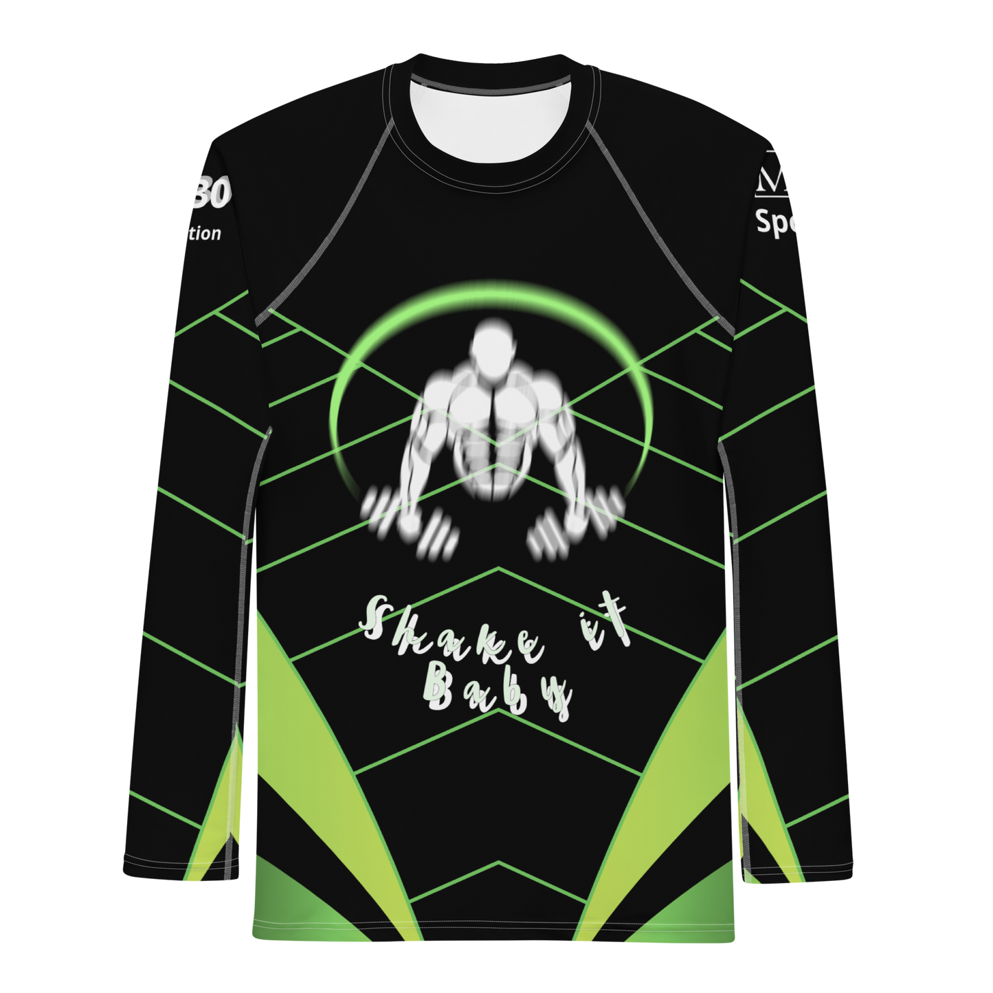 Men's Rash Guard Sport-Line No.230 "1 of 5K" by MioLeo