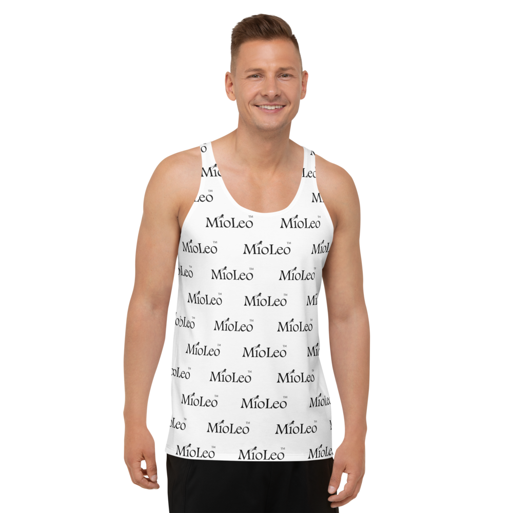 Herren Tank Top White-Line Nr.202 „1 of 1K“ von MioLeo