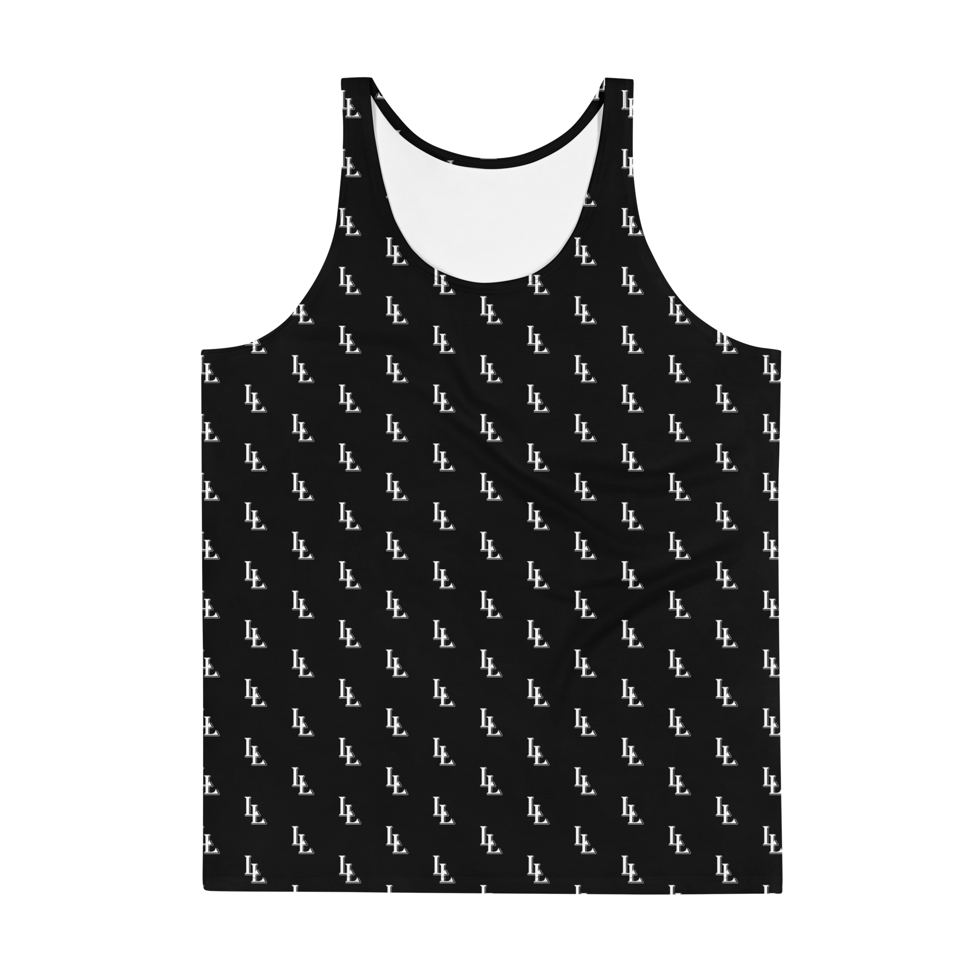 Men´s Tank Top Black-Line No.086 "1 of 2K" by MioLeo