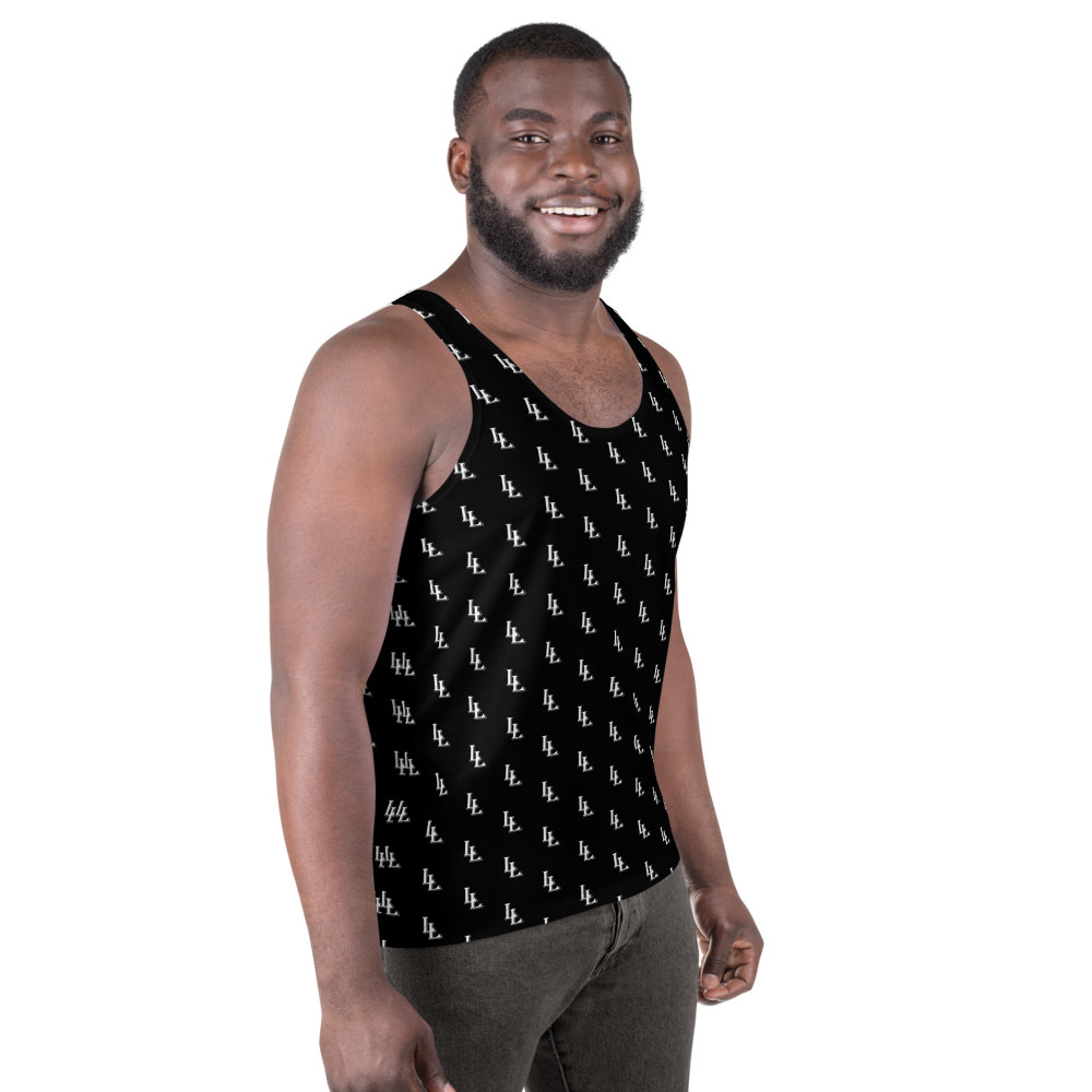 Men´s Tank Top Black-Line No.086 "1 of 2K" by MioLeo