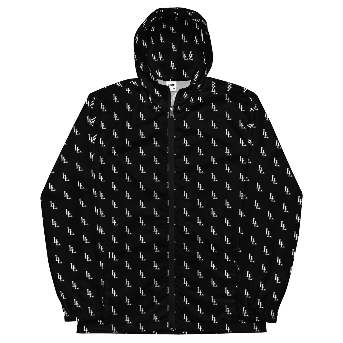 Unisex Windbreaker Black-Line No.086 "1 of 1K" by Léon LeRef