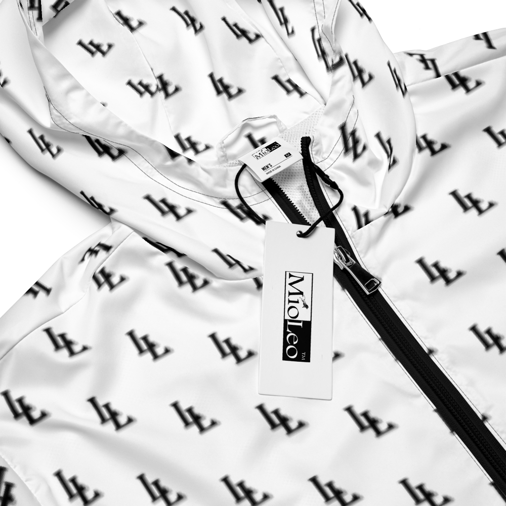 Unisex Windbreaker Black-Line No.085 "1 of 1K" by Léon LeRef