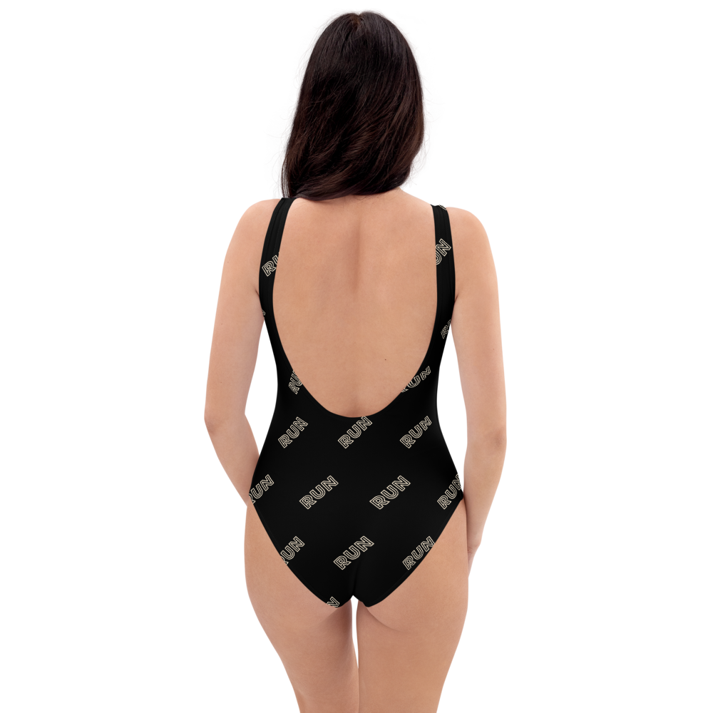 Women´s Piece Swimsuit Black-Line No.168 "1 of 5K" by MioLeo