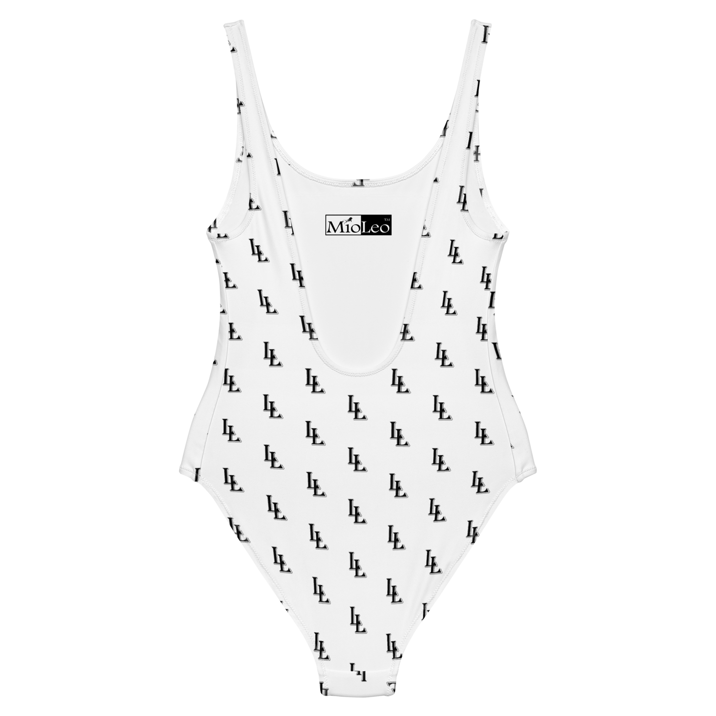 Women´s One-Piece Swimsuit Black-Line No.085 "1 of 2K" by Léon LeRef