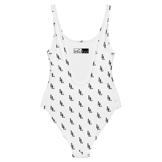 Women´s One-Piece Swimsuit Black-Line No.085 "1 of 2K" by Léon LeRef