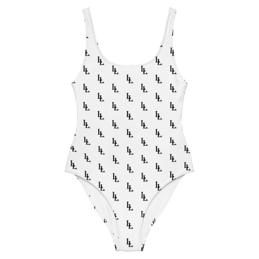 Women´s One-Piece Swimsuit Black-Line No.085 "1 of 2K" by Léon LeRef