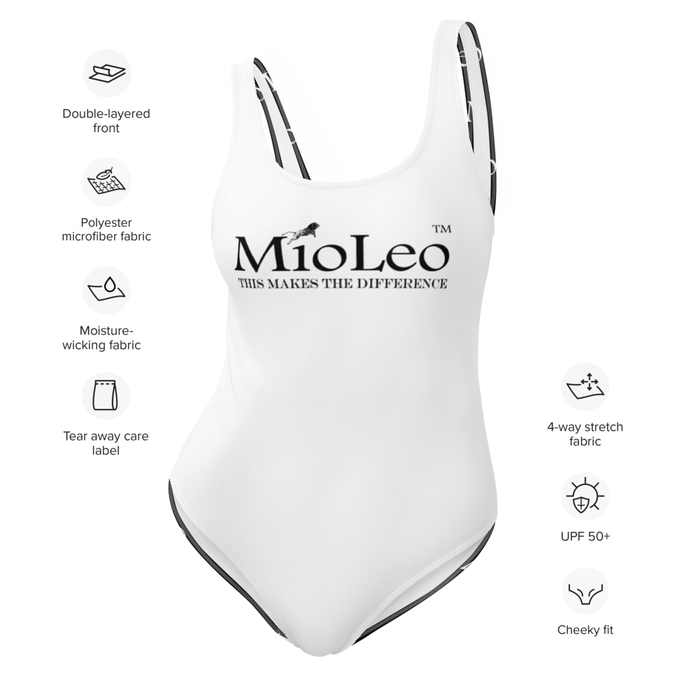 Women´s Two-Color-Piece Swimsuit White-Line No.202 "unlimited" by MioLeo