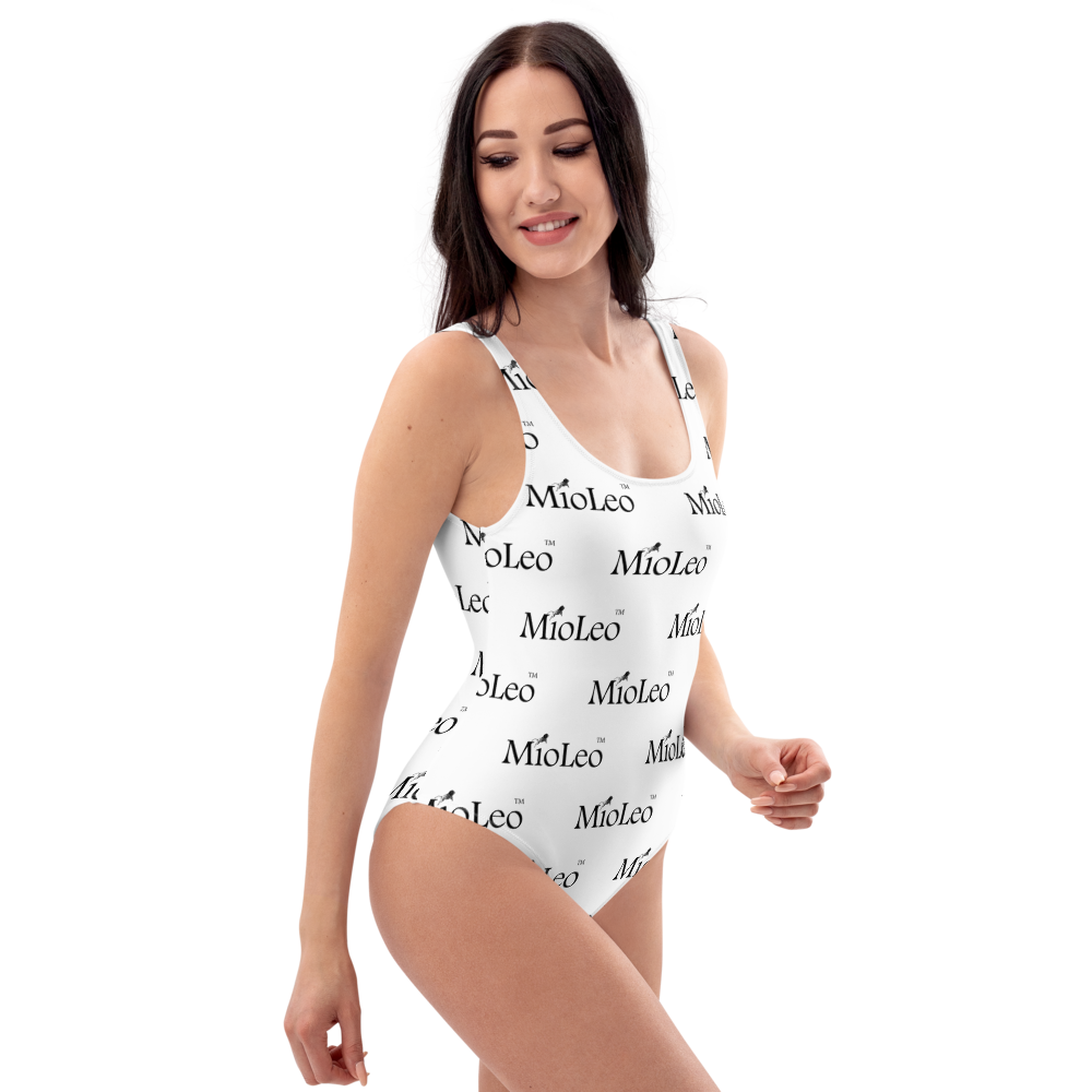 Women´s One-Piece Swimsuit White-Line No.202 "1 of 1K" by MioLeo